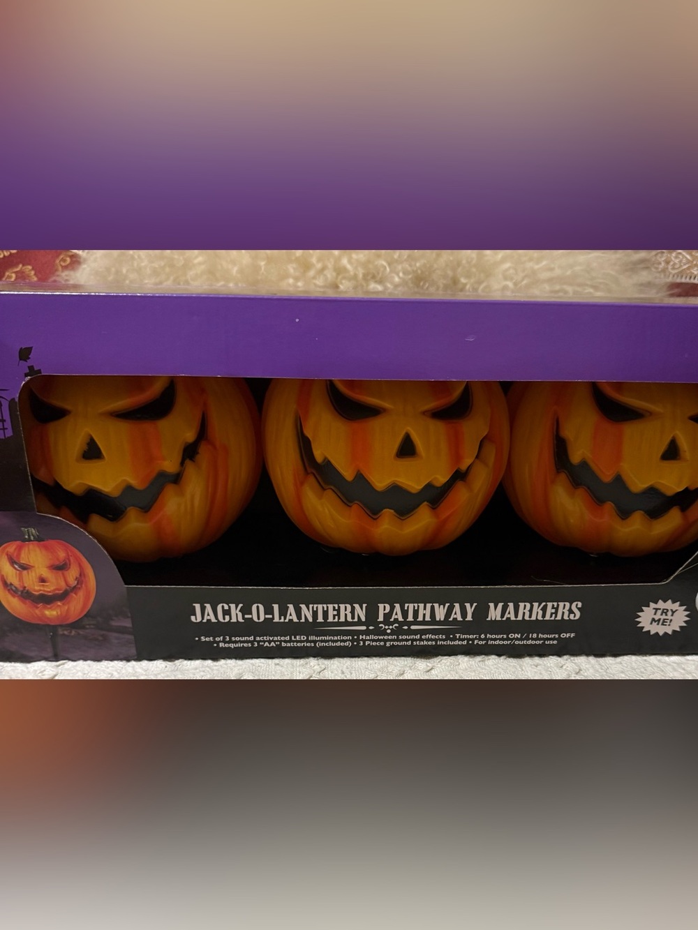 Jack - O Latern Pathway Markers